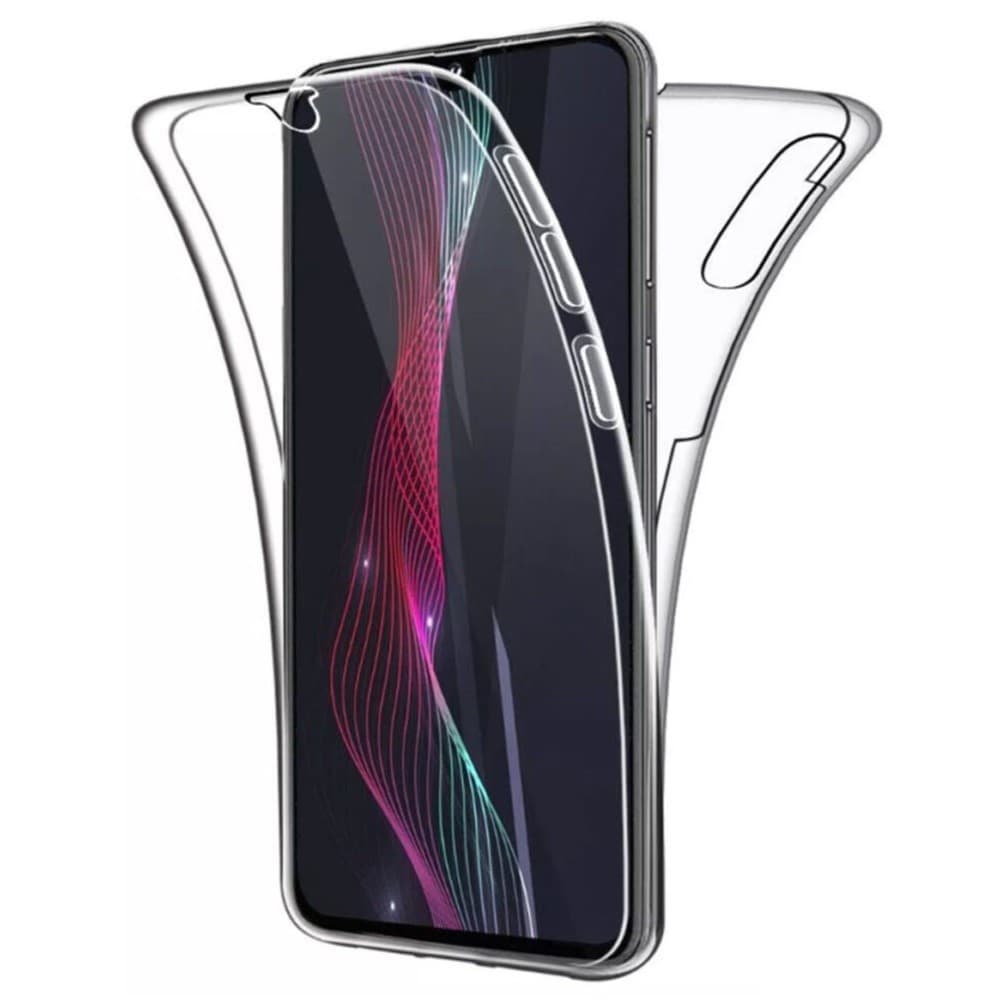 Husa Full TPU 360° pentru Samsung Galaxy A40 (fata + spate), transparenta 1