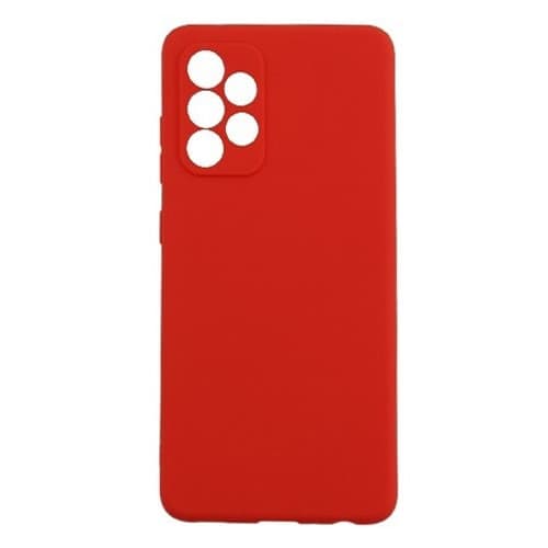 Husa Samsung Galaxy A52 4G/5G Matt TPU, silicon moale, rosie 1