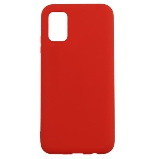 Husa Samsung Galaxy A71 Matt TPU, silicon moale, rosu 1