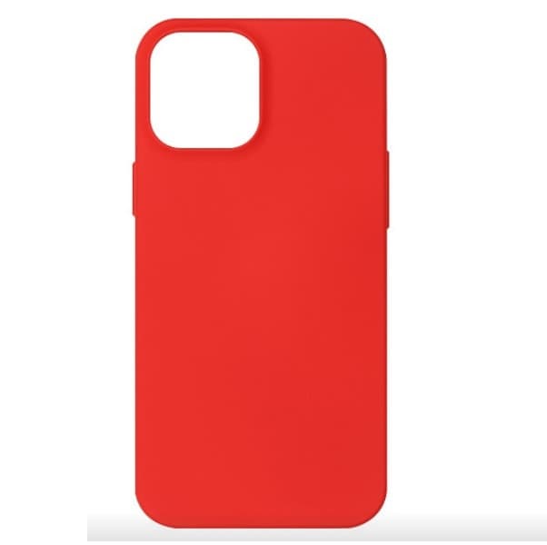 Husa Apple iPhone 12/12 Pro Matt TPU, silicon moale, rosie 1