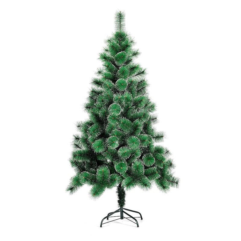 Brad artificial de Craciun tip pin nins, inaltime 120 cm, interior/exterior, suport inclus 1