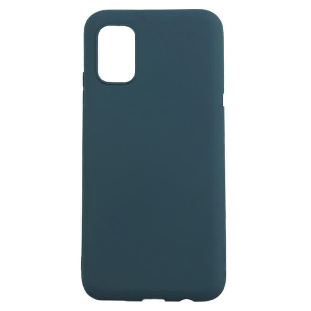 Husa Samsung Galaxy A02s, Matt TPU, silicon moale, albastru inchis 1