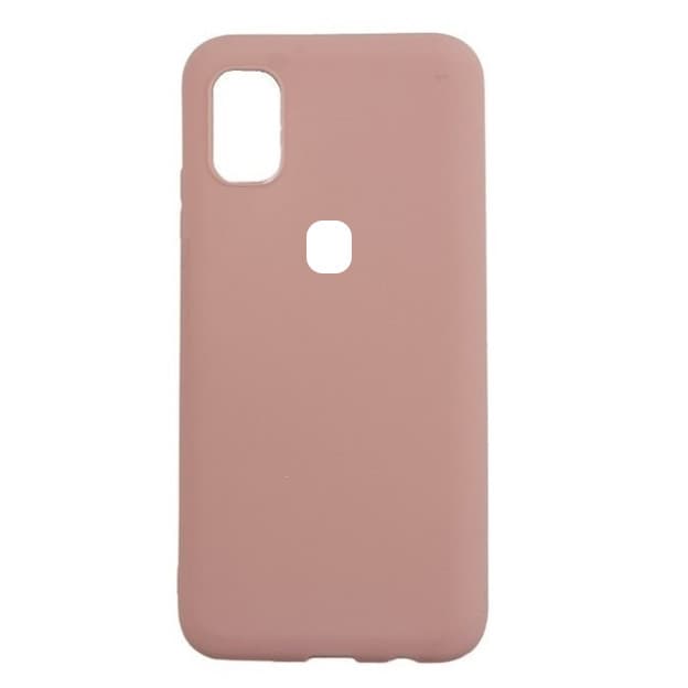 Husa Samsung Galaxy A21s Matt TPU, silicon moale, roz pal 1