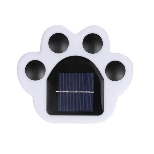 Lampa solara LED, tip laba de urs, pentru gazon sau gradina, rezistenta la apa, alb cald 1