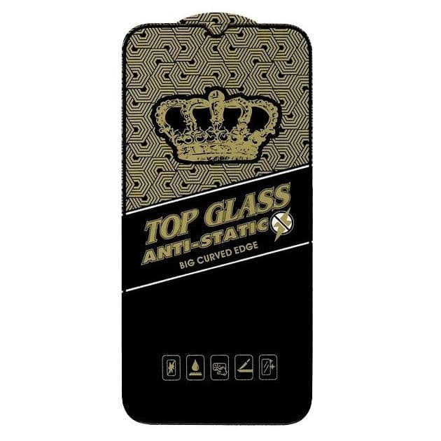 Folie sticla Samsung Galaxy A20s, Full Glue Top Glass Anti-static, margini negre 1