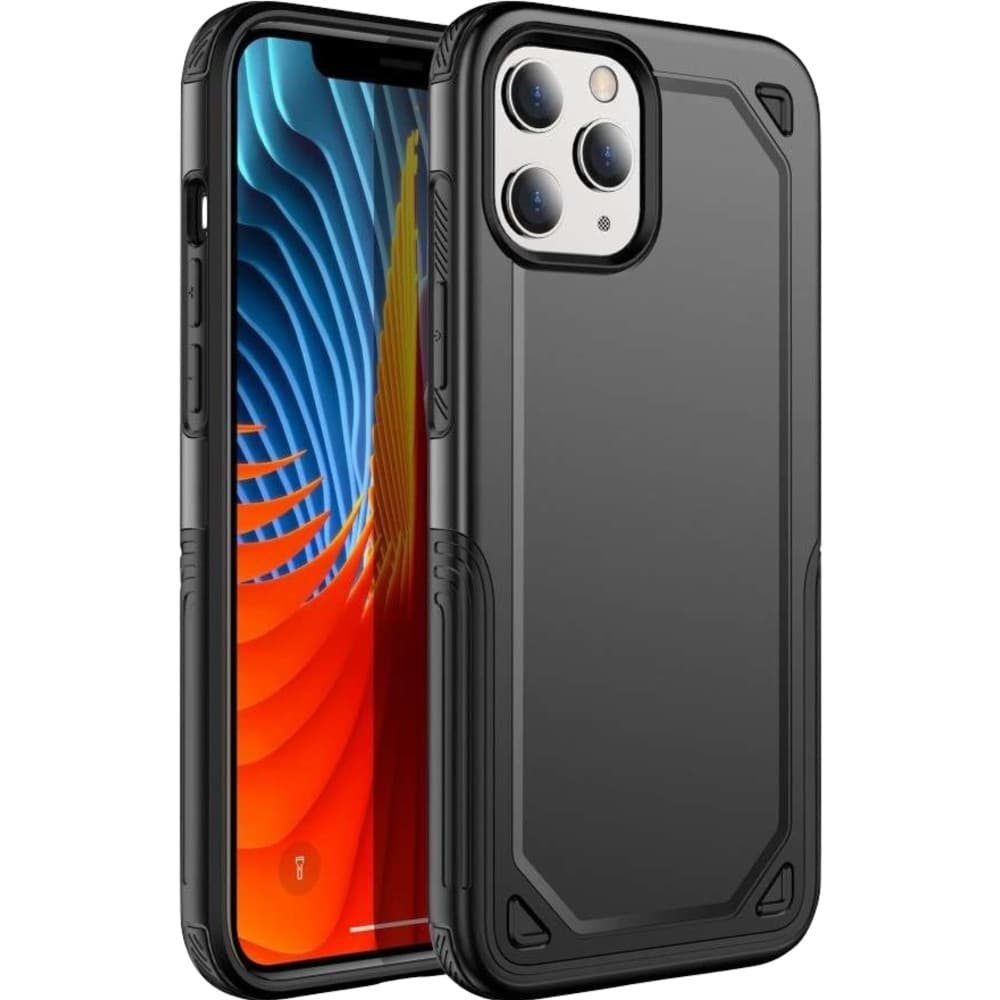 Husa de protectie Flippy pentru Apple iPhone X/XS Defender Model 2, Negru 1