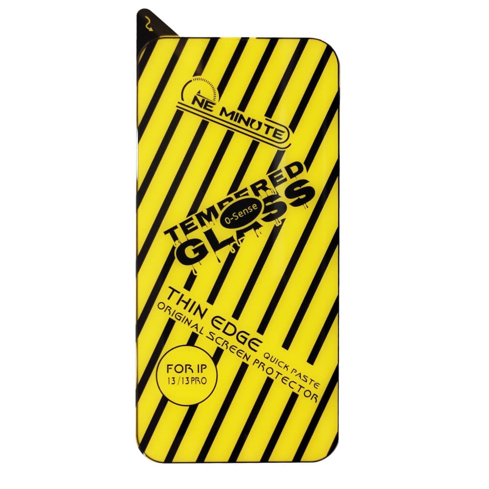 Folie sticla Apple iPhone 14 Pro, O-Sense, 0.2 mm, margini negre 1