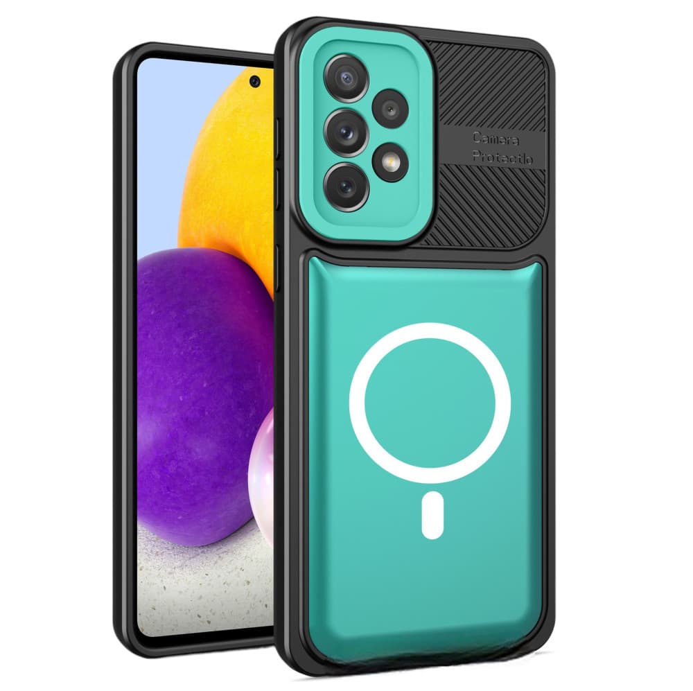 Husa Samsung Galaxy A23 5G, Urban Series, prindere suport auto magnetic, antisoc, turcoaz 1