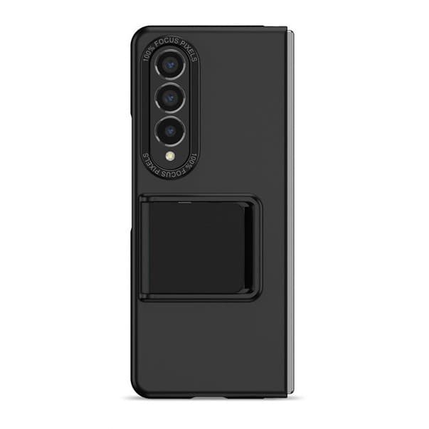 Husa protectie Samsung Samsung Galaxy Z Flip3 , policarbonat, pliere tridimensionala, stand expunere, neagra 1