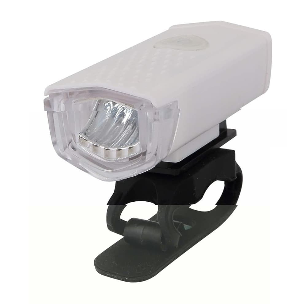 Far cu LED proiector pentru bicicleta/trotineta, reincarcabil, cablu USB inclus, alb 1
