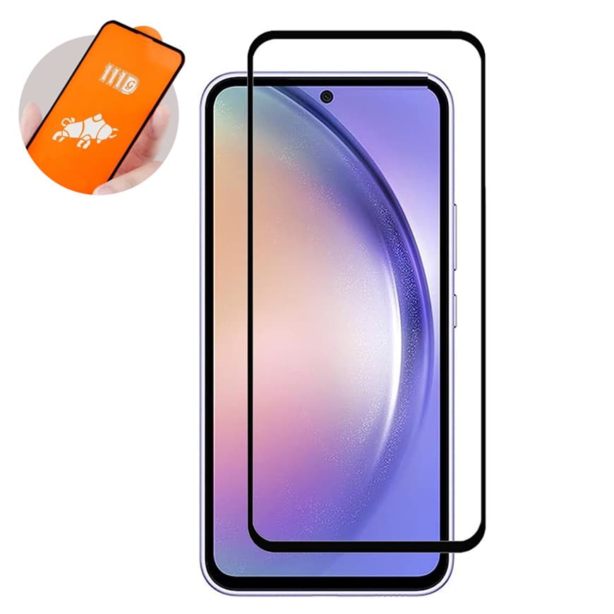 Folie de sticla Samsung Galaxy A36, Full Glue 111D, margini negre 1