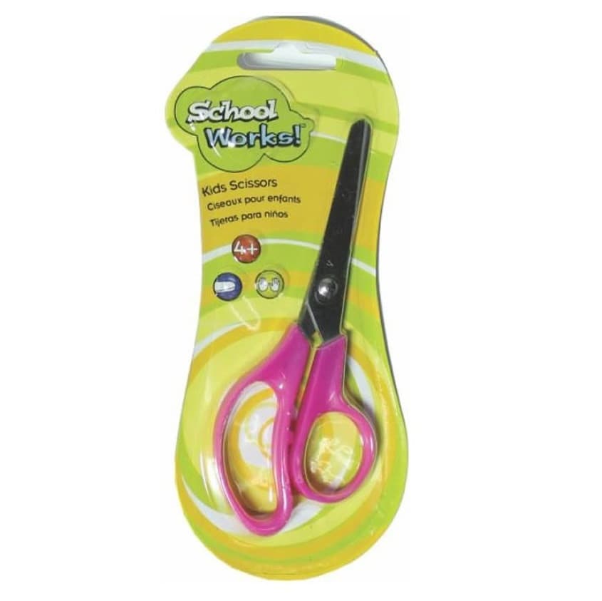 Foarfeca CNX SchoolWorks 2156, 13.8 cm, lama 1.2 mm grosime, blister 1
