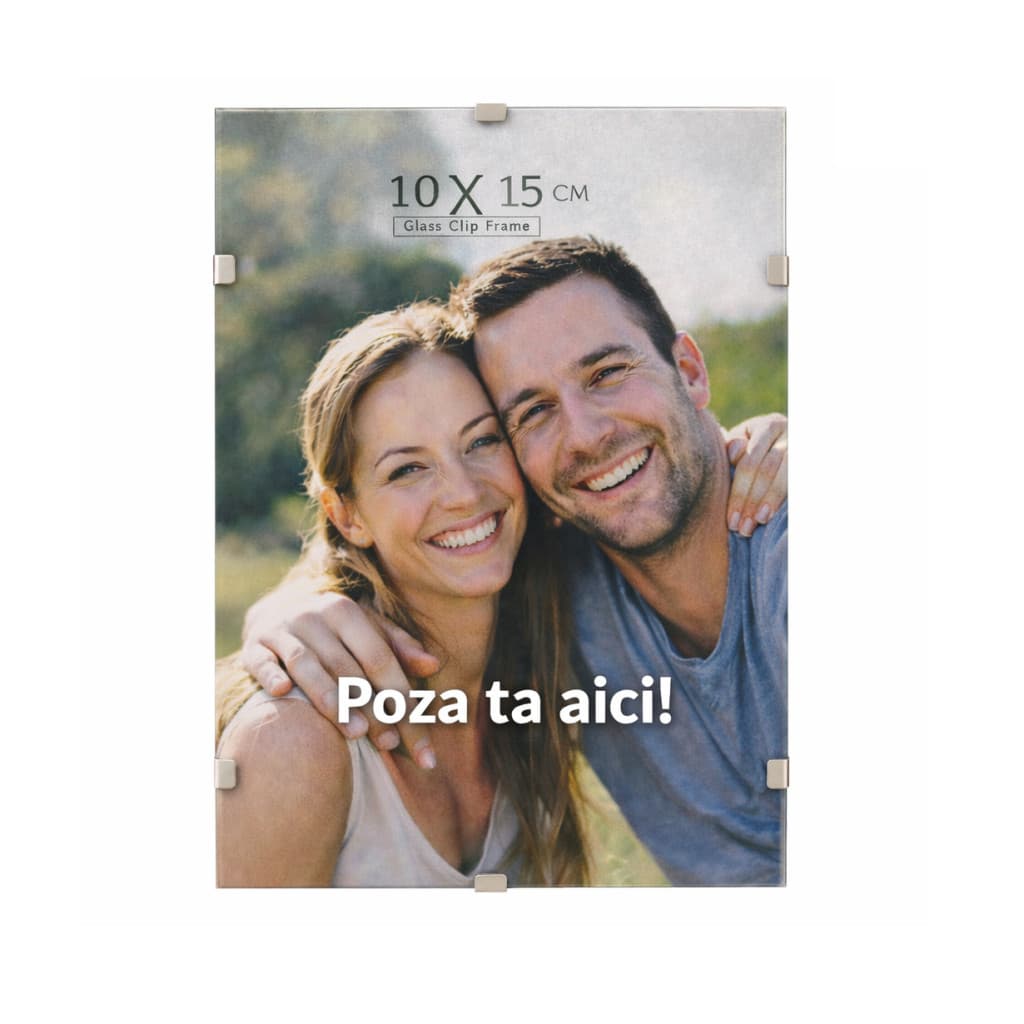Tablou foto cu poza ta, cu clips & geam, 10 x 15 cm 1