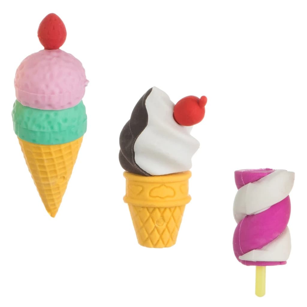 Set radiere 3D, model inghetata & marshmallow, 3 bucati 1