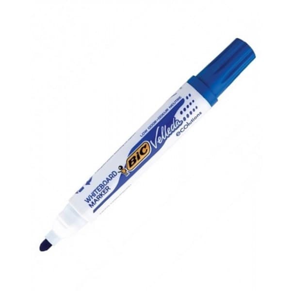 Marker tabla Bic Velleda 1701, varf rotund, 2.5mm, corp gros, albastru 1