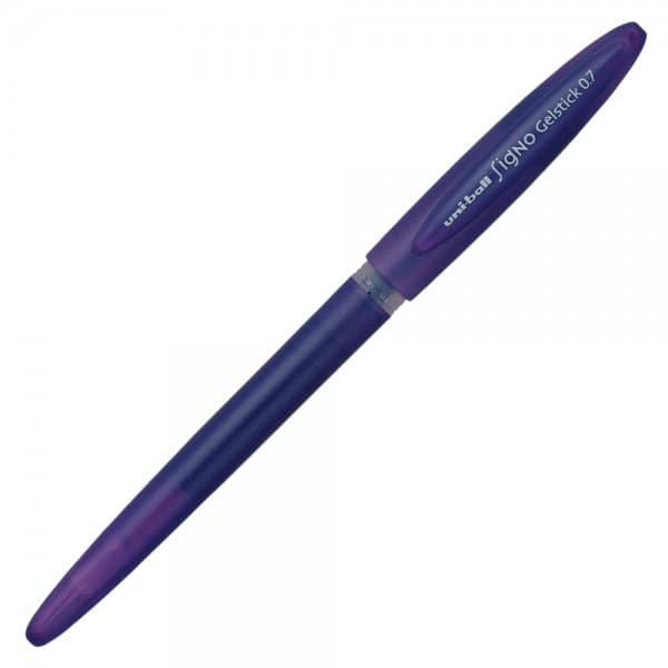 Pix cu gel Uni-ball Signo GelStick UM-170, 0.7mm, cu capac, corp in culoarea scrisului, violet 1