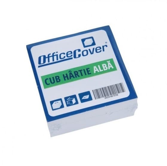 Cub hartie notes Office Cover, 500 coli, 85 x 85 mm, alba 1