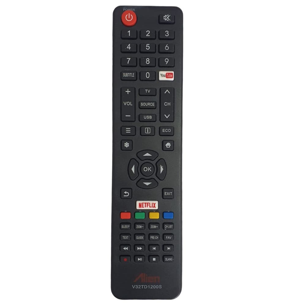 Telecomanda pentru TV LCD/LED VORTEX, butoane Netflix si Youtube, Alien V32TD1200S 1