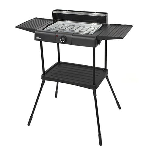 Gratar electric cu picior ZİLAN ZLN-3789, 2400 W, termostat reglabil, negru 1