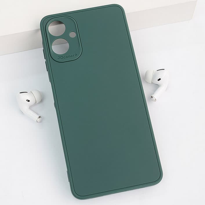 Husa Samsung Galaxy A06, Matt TPU My Choice, silicon moale, verde