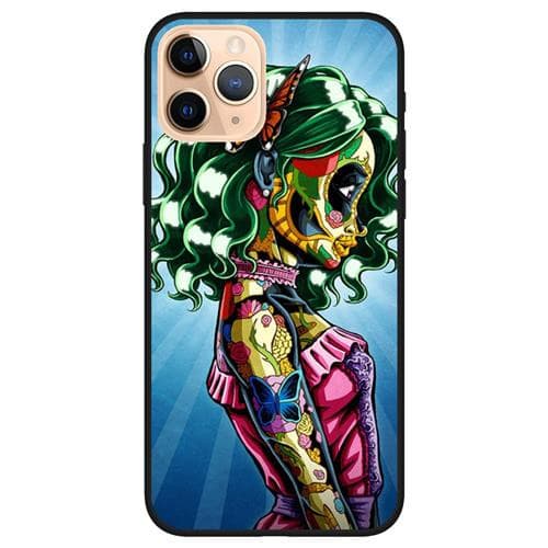 Husa de protectie pentru Apple iPhone 11 Pro, hibrid TPU + PC, model Future Woman