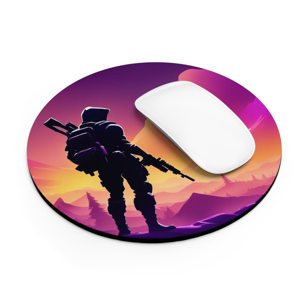 Mousepad personalizat, design Fortnite 2, rotund, diametru 20 cm — 2