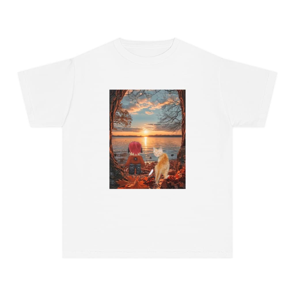 Tricou personalizat alb, copii/adulti, design Lucas Roblox si pisica, modal, diverse marimi — 2