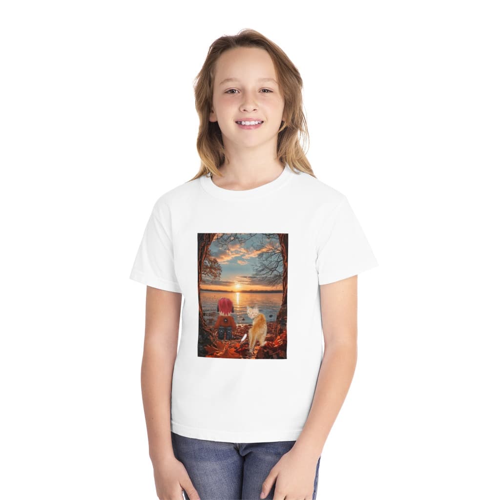 Tricou personalizat alb, copii/adulti, design Lucas Roblox si pisica, modal, diverse marimi — 3