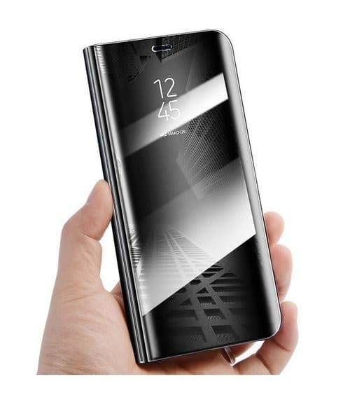 Husa Huawei Mate 20 Mirror Clear View, neagra — 3