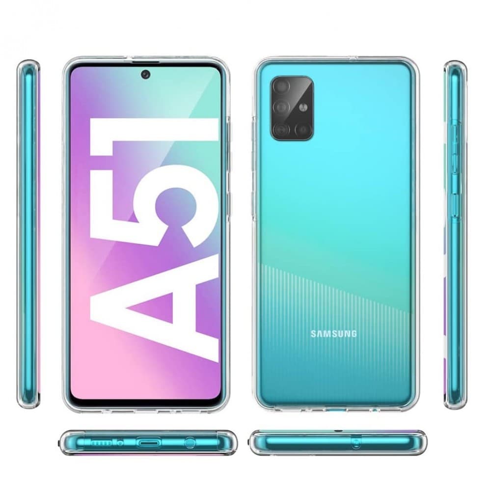 Husa protectie Samsung Galaxy J2 Core (fata + spate) Fully PC & PET 360°, transparenta — 3