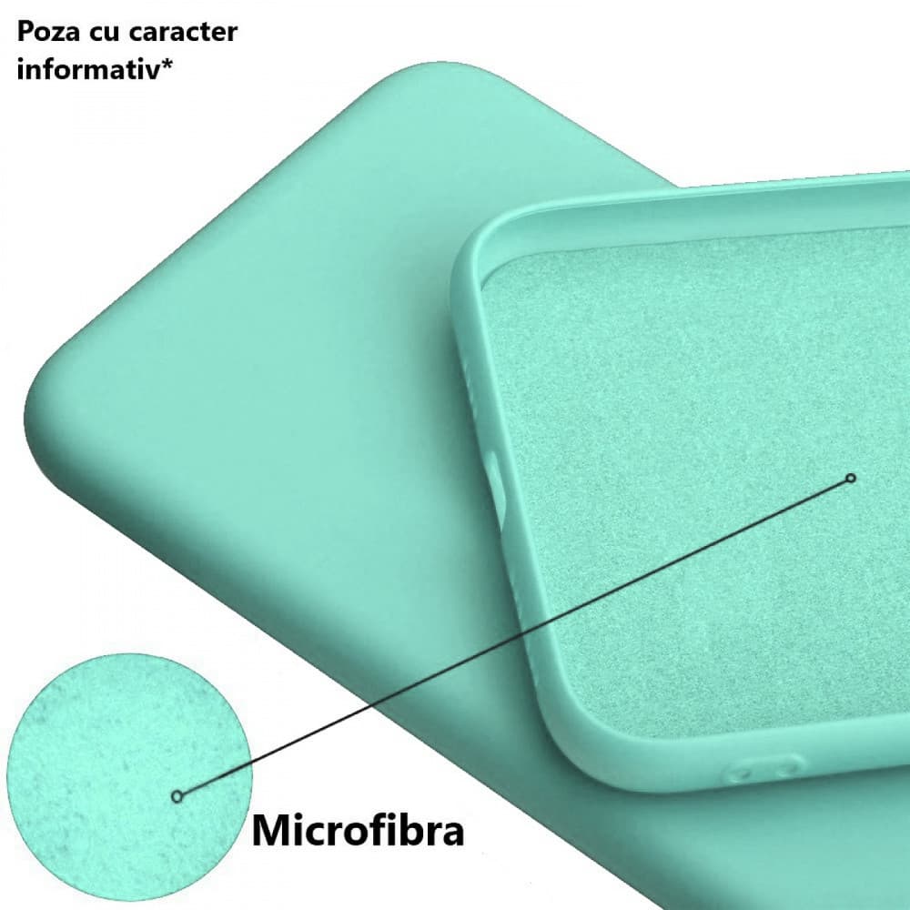 Husa Samsung Galaxy S22, Luxury Silicone, catifea in interior, protectie camere, albastru deschis — 2