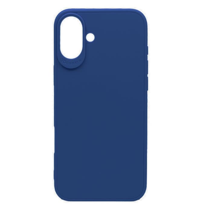 Husa protectie Apple iPhone 17, Matt TPU My Choice, silicon moale, albastru inchis