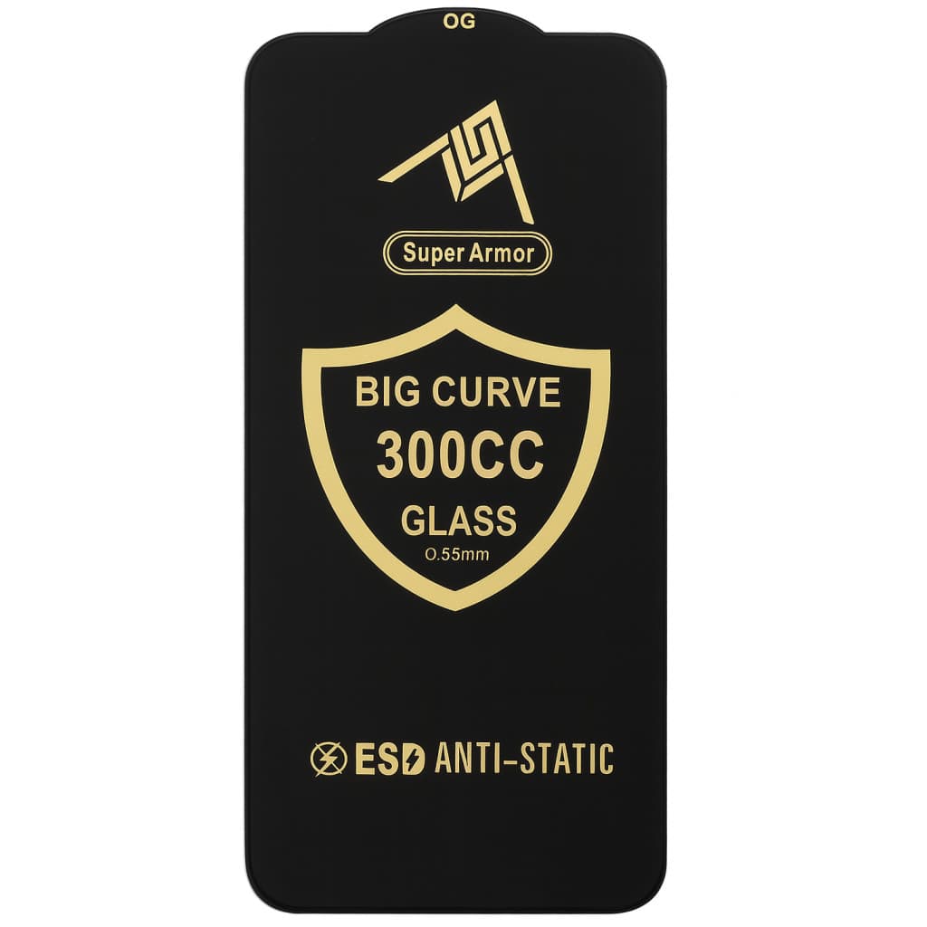 Folie de sticla Samsung Galaxy A16, Big Curve 300CC, 0.55 mm, margini curbate, negre
