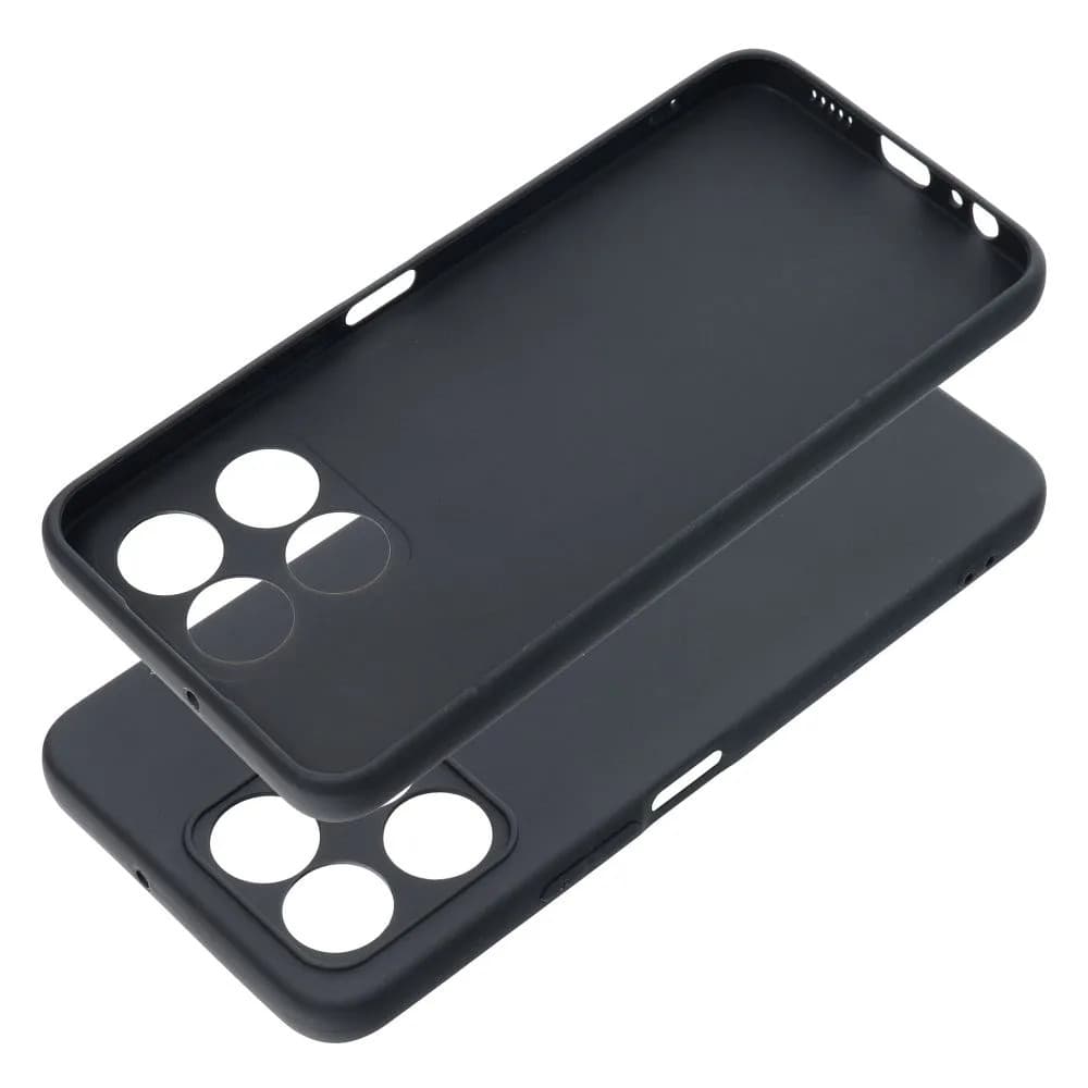 Husa protectie Honor X8b, Luxury Silicone, catifea in interior, protectie camere, neagra — 2