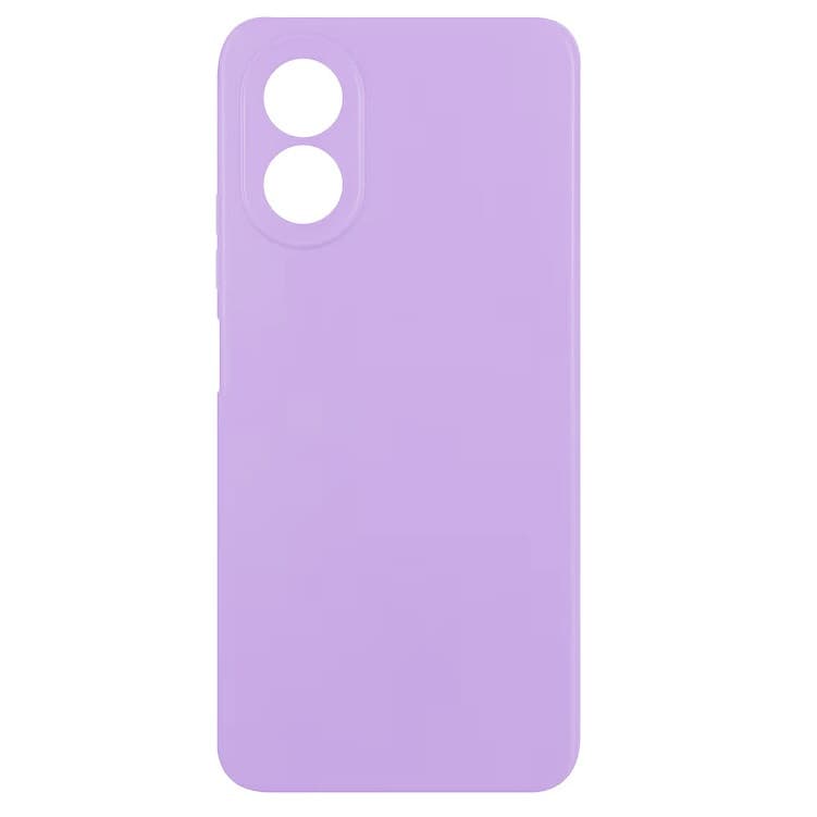 Husa protectie Oppo A78 4G, Luxury Silicone, catifea in interior, protectie camere, mov lila