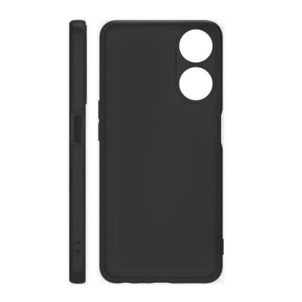 Husa protectie Oppo A78 4G, Luxury Silicone, catifea in interior, protectie camere, mov lila — 2