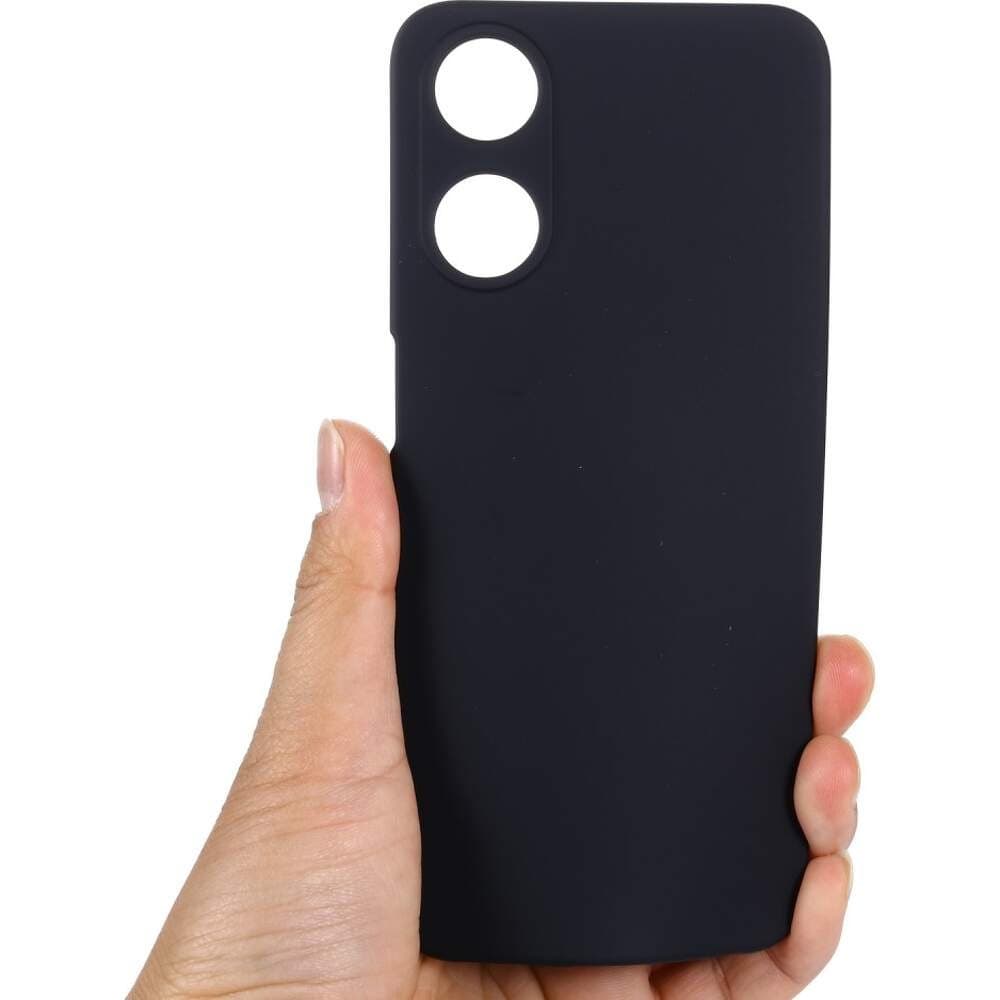 Husa protectie Oppo A78 4G, Luxury Silicone, catifea in interior, protectie camere, mov lila — 4