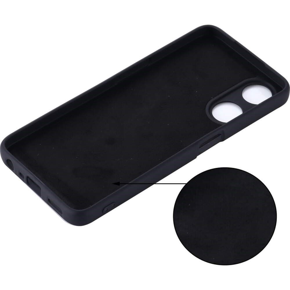 Husa protectie Oppo A78 4G, Luxury Silicone, catifea in interior, protectie camere, mov lila — 5
