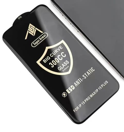 Folie de sticla Samsung Galaxy A02s, Big Curve 300CC, 0.55 mm, margini curbate, negre — 4