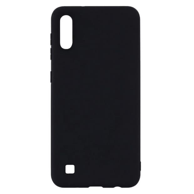 Husa Samsung Galaxy A10, Luxury Silicone, catifea in interior, neagra