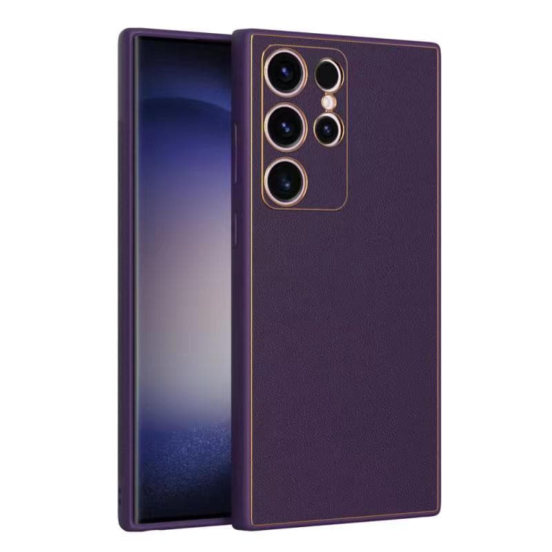 Husa Samsung Galaxy A05s, Yolo Eco-Leather, piele ecologica, mov