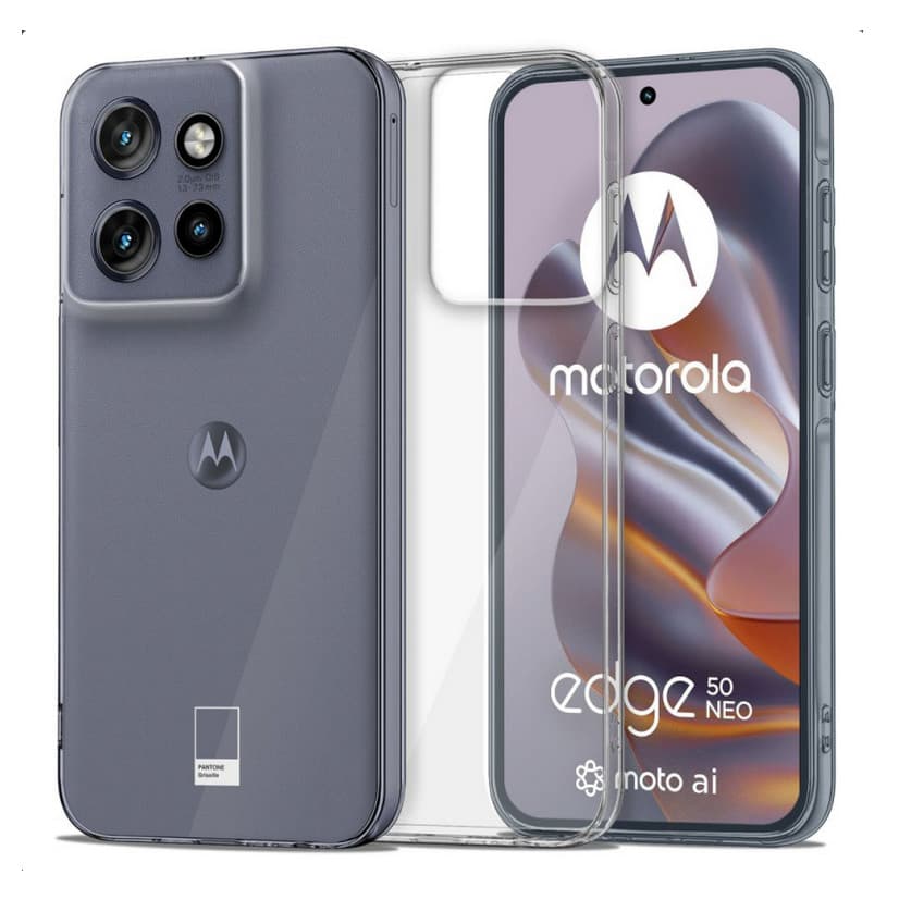 Husa protectie Motorola Edge 50 Neo, TPU transparent, grosime 2 mm, blister