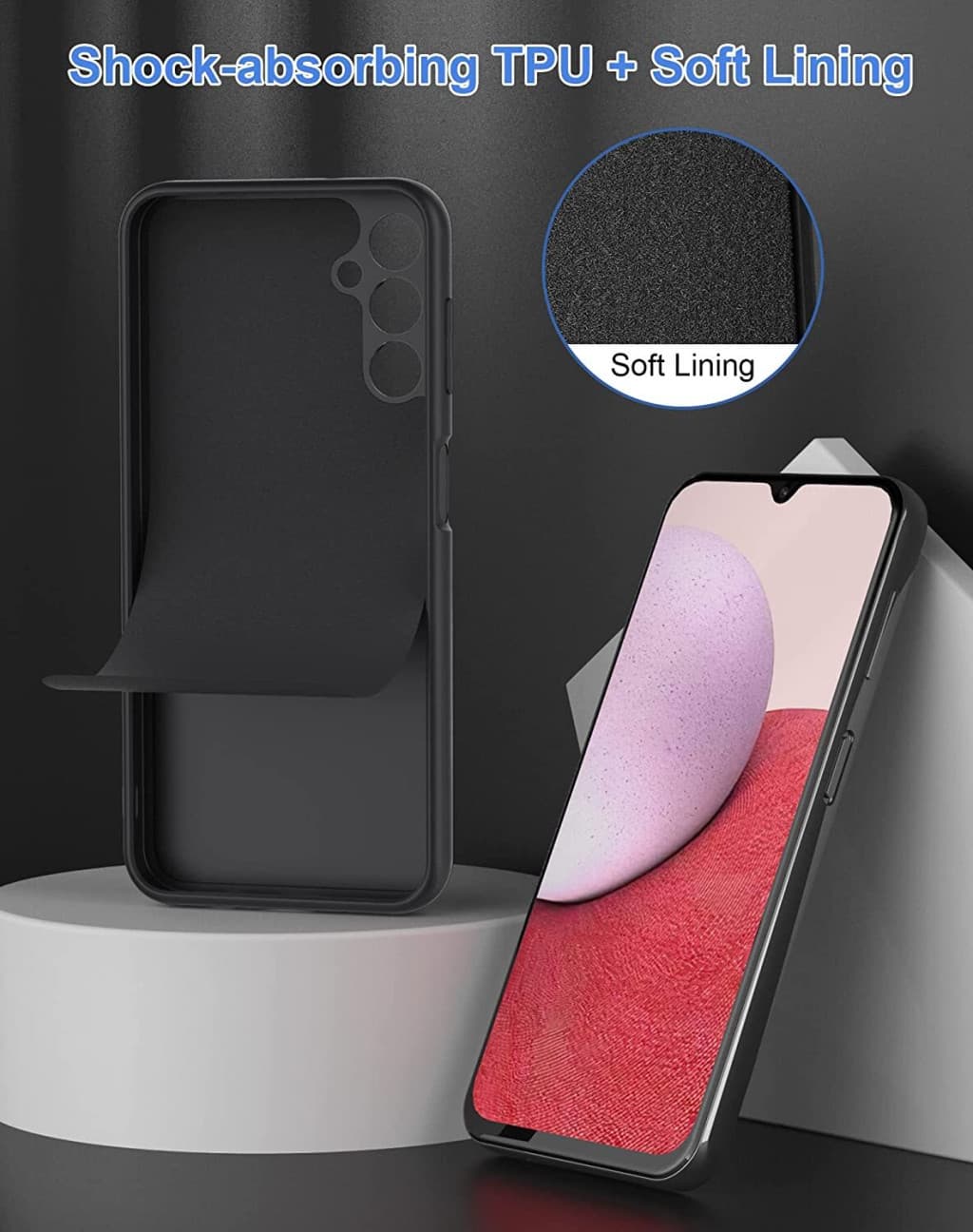 Husa Samsung Galaxy S25 Plus, Luxury Silicone, protectie camera, catifea in interior, lila — 5