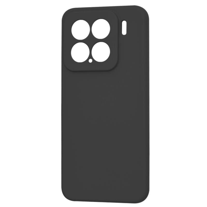 Husa protectie Xiaomi 15, Luxury Silicone, protectie camera, catifea in interior, navy blue — 4
