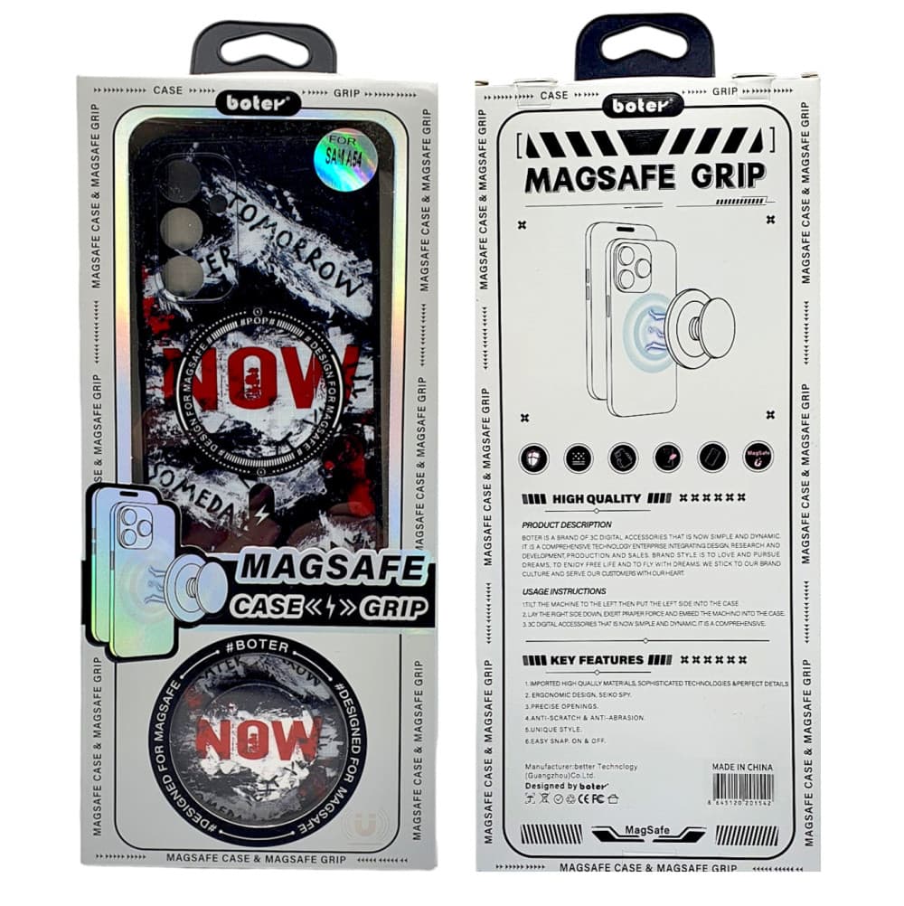 Husa Samsung Galaxy S23, Boter Magsafe + MagPopsocket, NOW — 5