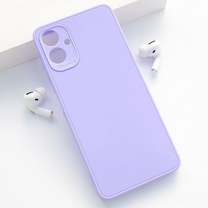 Husa Samsung Galaxy A06, Matt TPU My Choice, silicon moale, mov lila