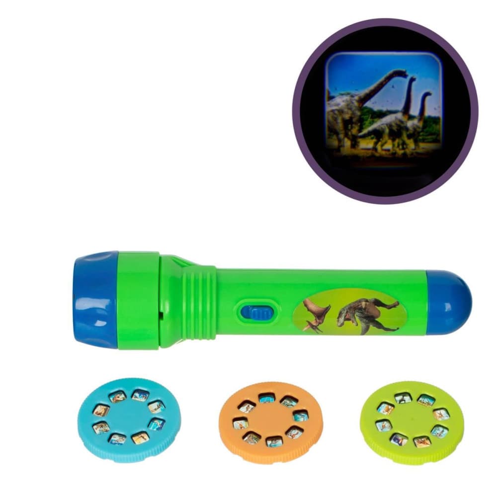 Lanterna proiector Dinosaur, 3 diapozitive (24 imagini), verde — 3