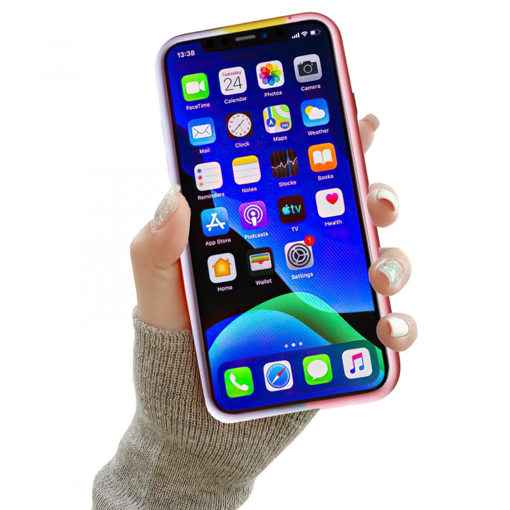 Husa antistres tip Pop It! pentru iPhone XR, multicolora — 5