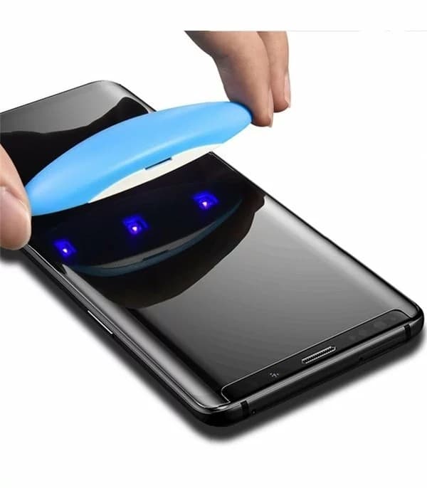Folie de sticla Samsung Galaxy Note 9, UV Glass Bluestar, lipire cu adeziv, lampa UV inclusa — 3
