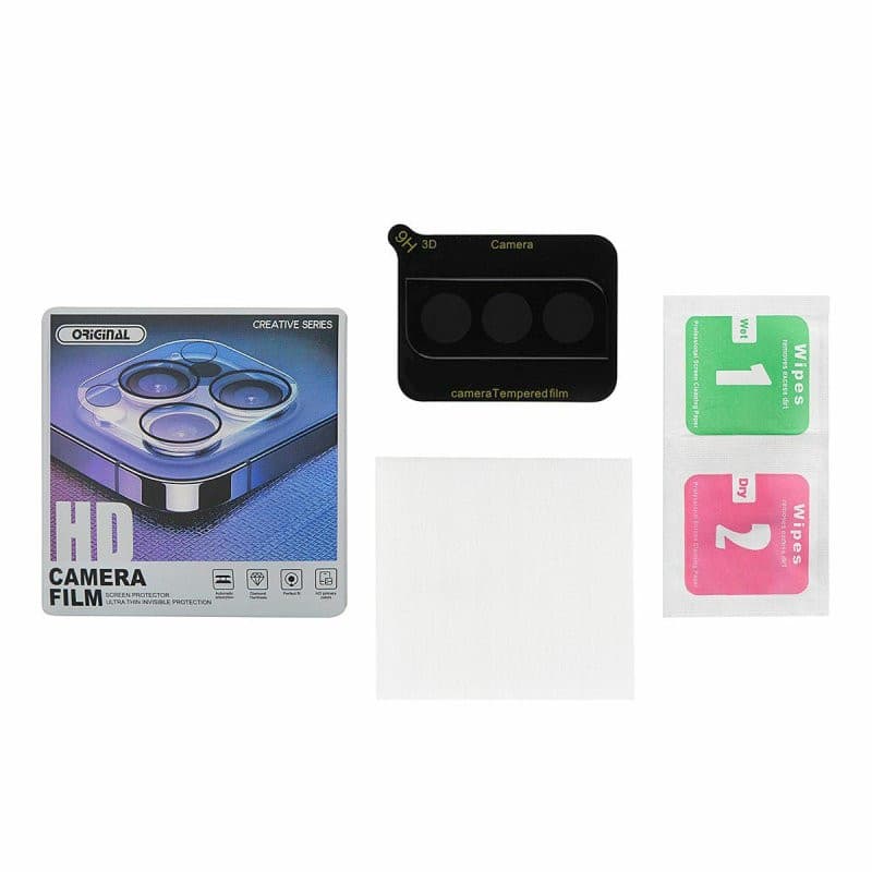 Folie protectie pentru camera spate Samsung Galaxy S23 Plus (S23+), margini negre — 4